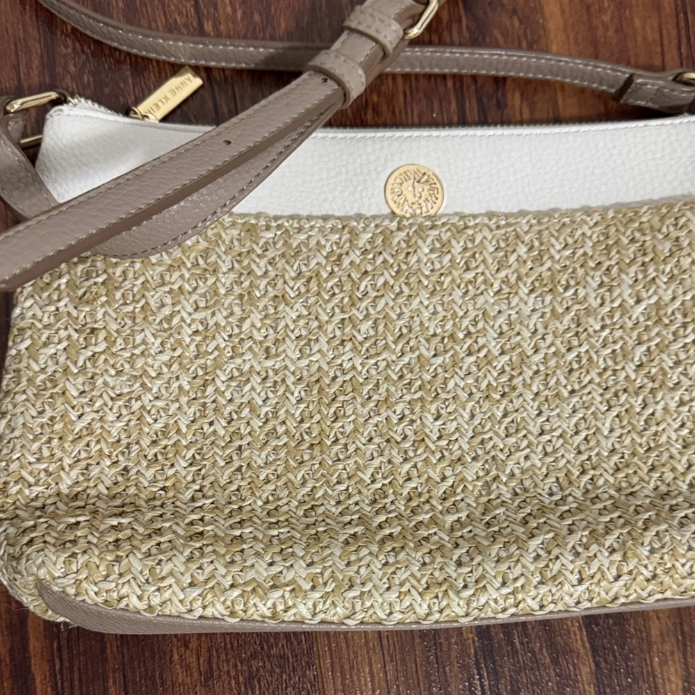 Anne Klein Stylish Tan and Cream Women's crossbody